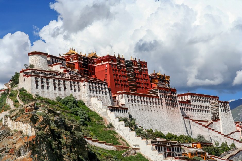 Дворец Потала. Тибет National Geographic