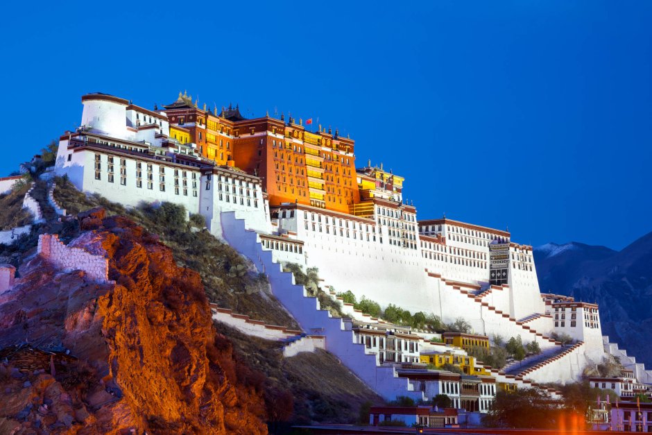 Лхаса Тибет горы