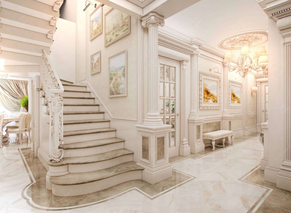 Мраморные лестницы klasika