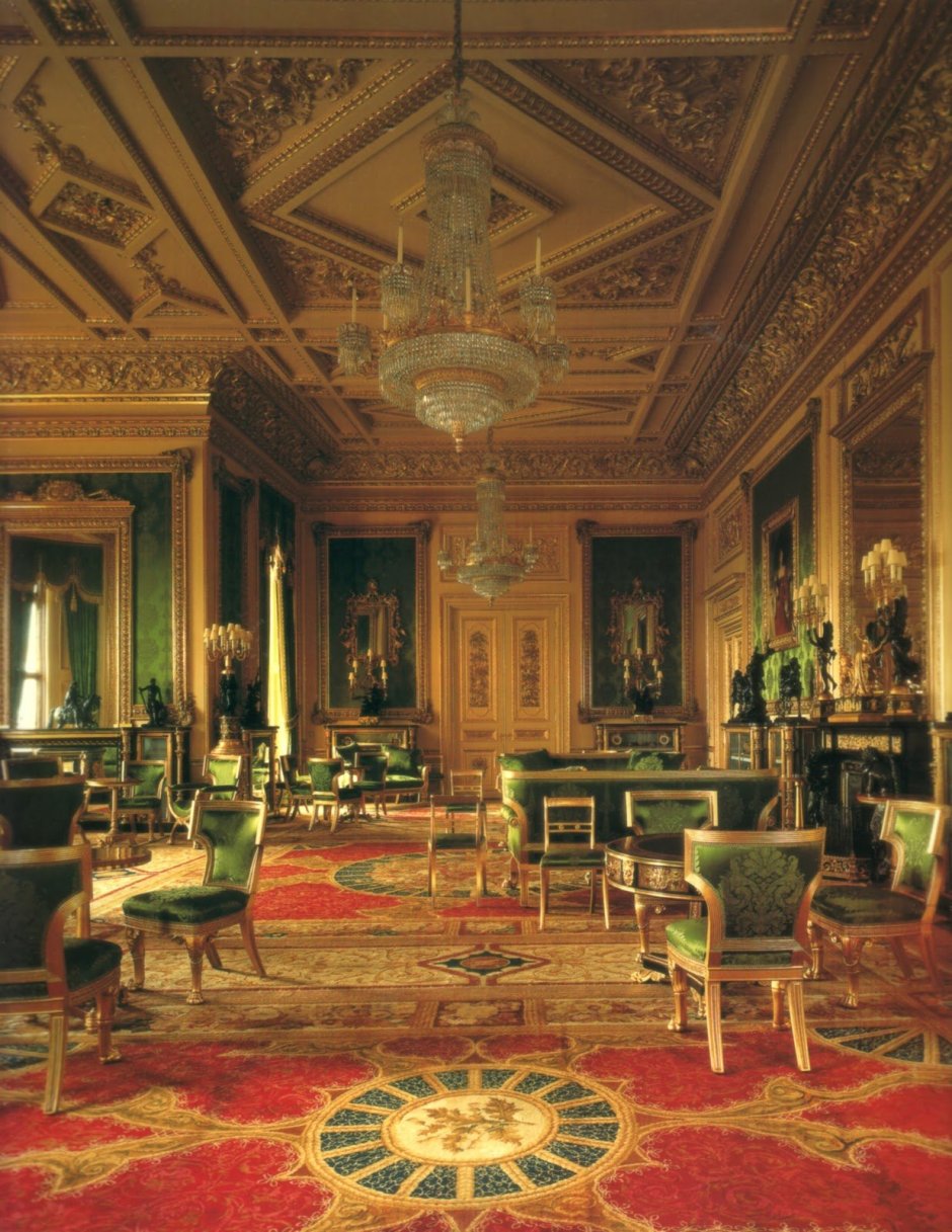 Зеленая комната Букингемского дворца