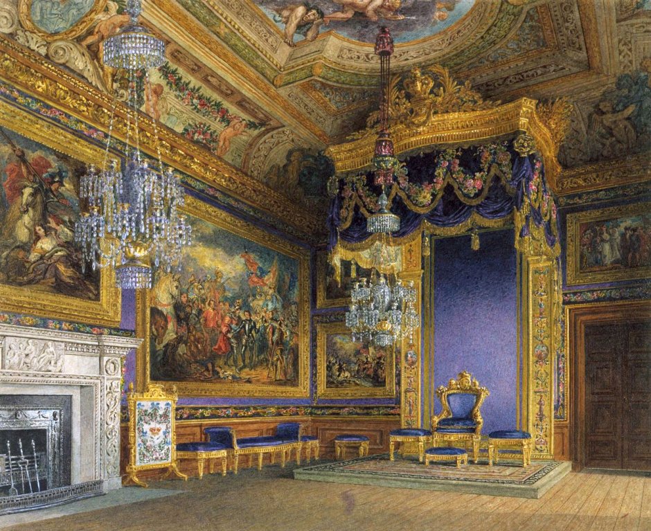 Дворцы Англия интенрьеры18 век Гендель