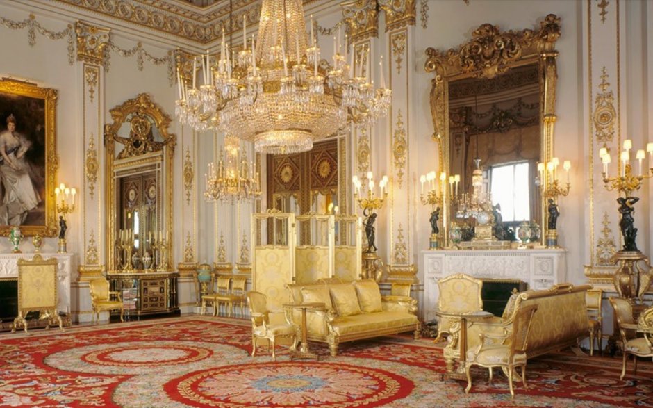 Букингемский дворец спальня королевы