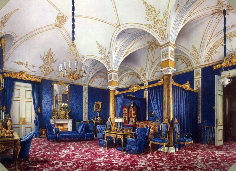Эскиз интерьера дворца