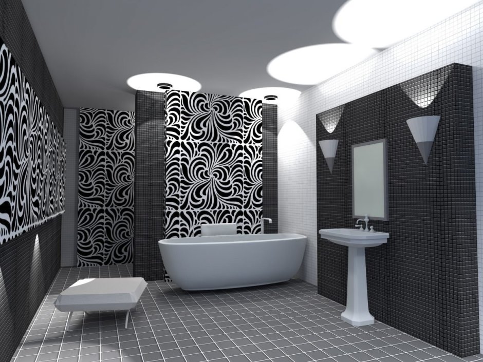 Разные дизайны ванной комнаты