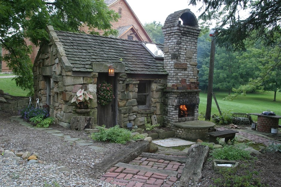 Средневековые каменные домики