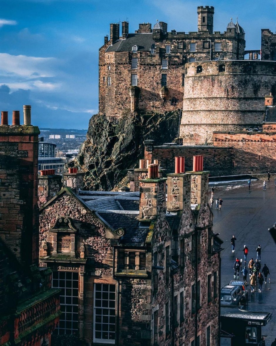 Эдинбург средневековый город