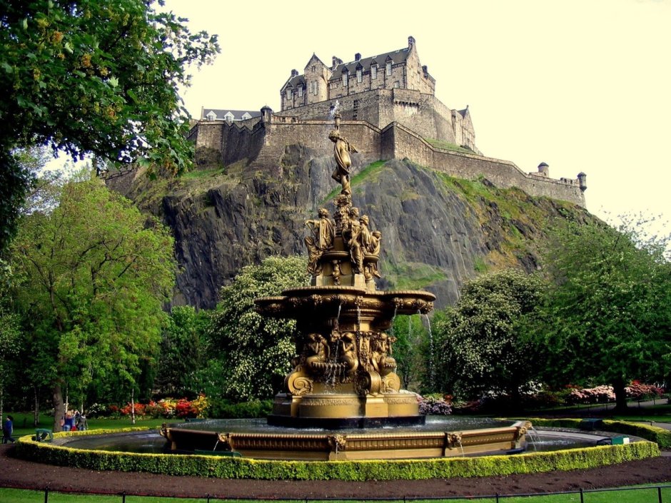 Эдинбургский замок Королевская миля