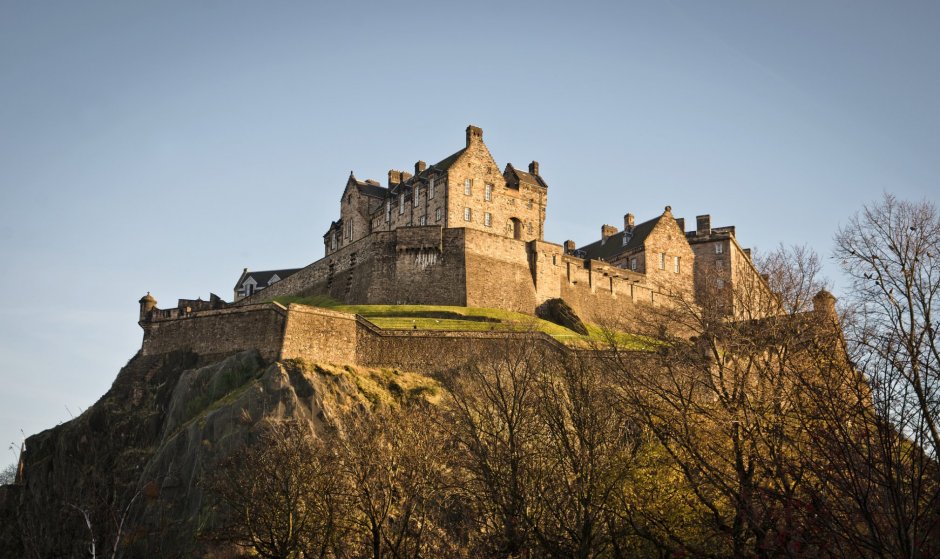 Эдинбургский замок осенью