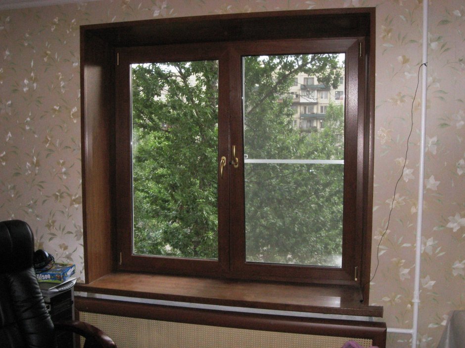 Рехау окна деревянные