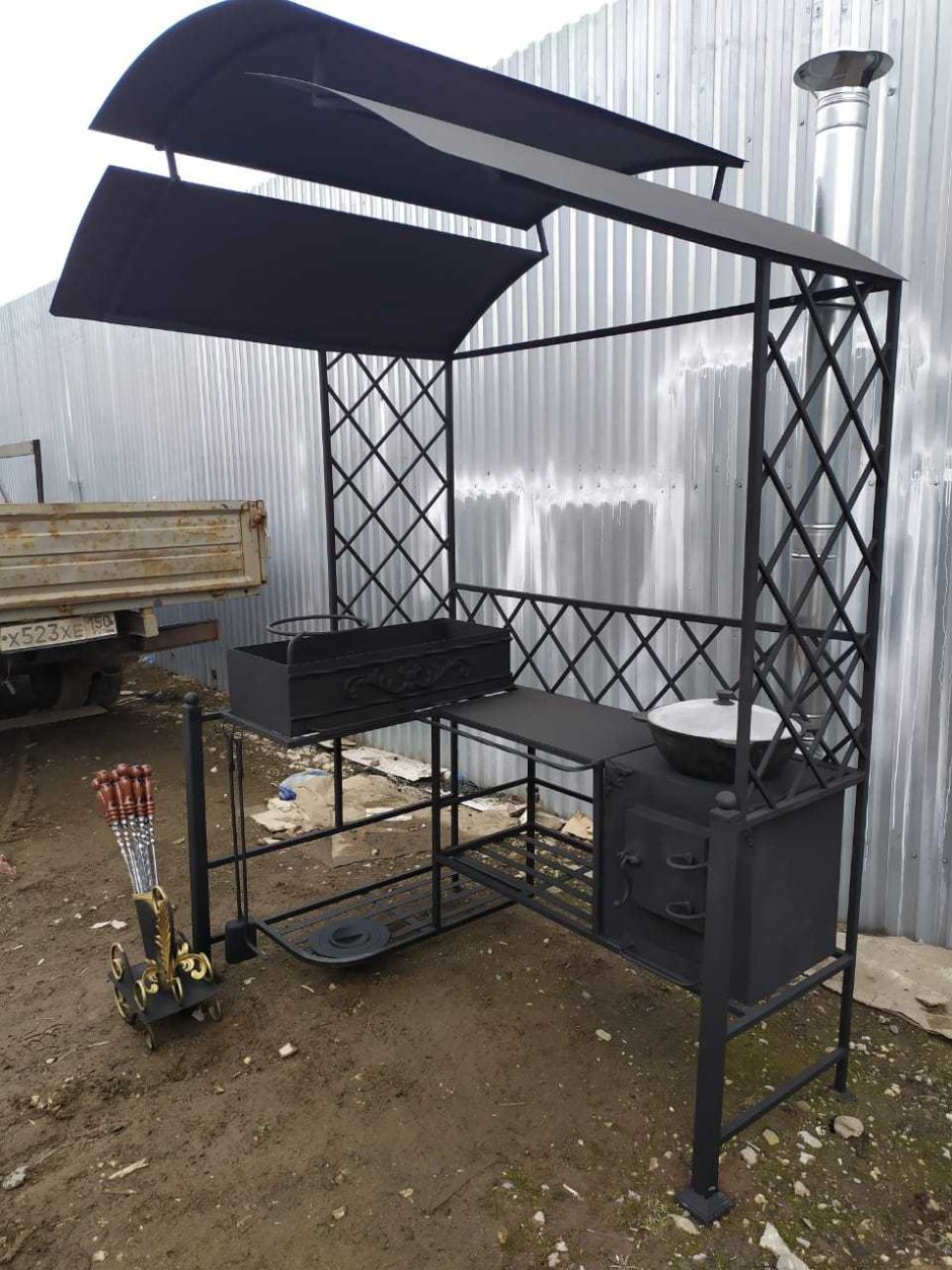 Взр2280 мангал с крышей Roof Grill