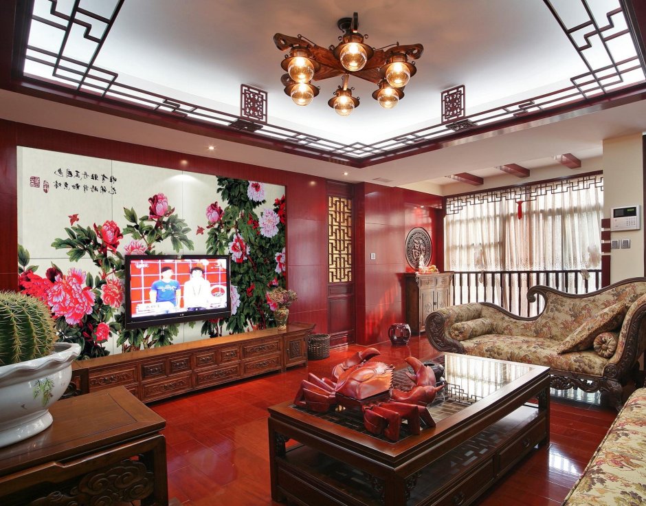 Гостиная в китайском стиле
