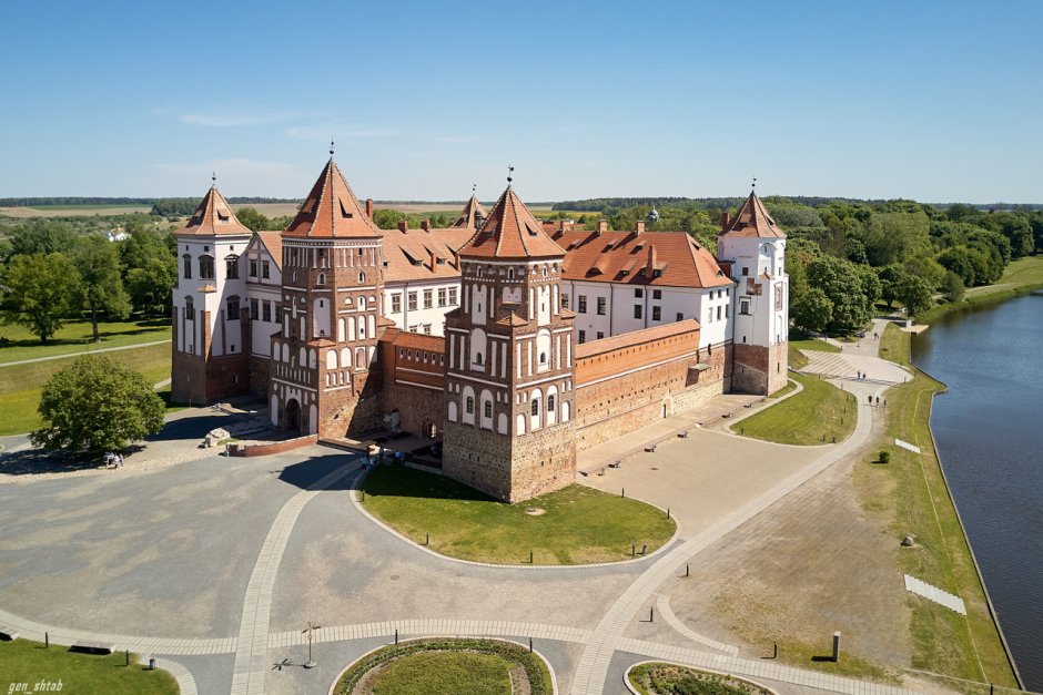 Мирский замок в Белоруссии