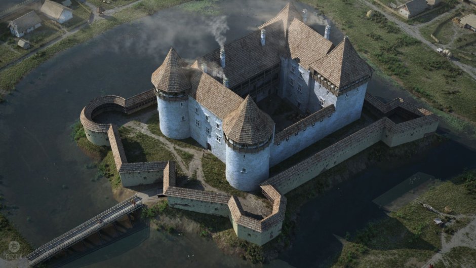 Замок Хадли Castle Reconstruction