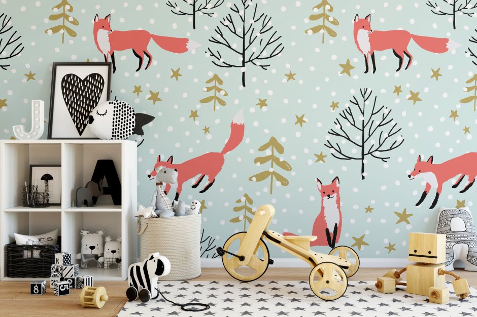 Обои Forest Mural Pinterest