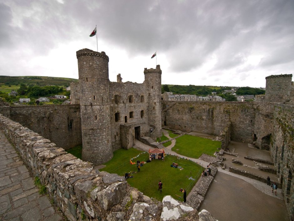 Замок Харлех в Северном Уэльсе (Великобритания)