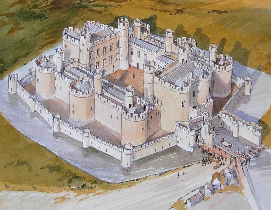 Замок Харлех Великобритания