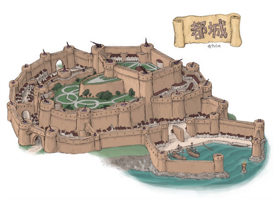 Планировка крепости