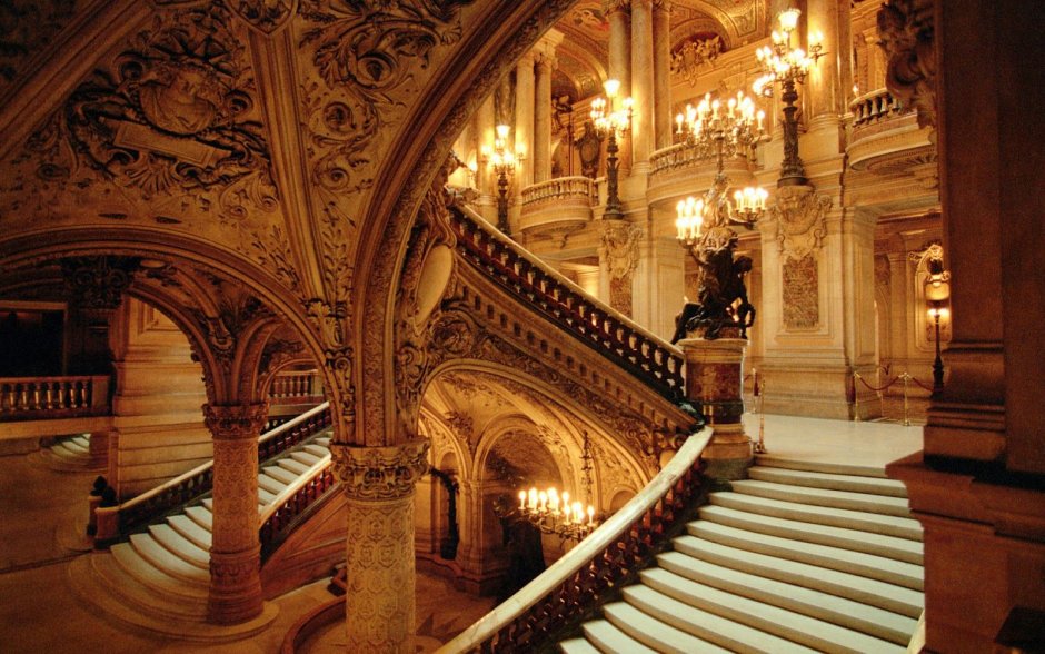 Парадная лестница оперы Гарнье