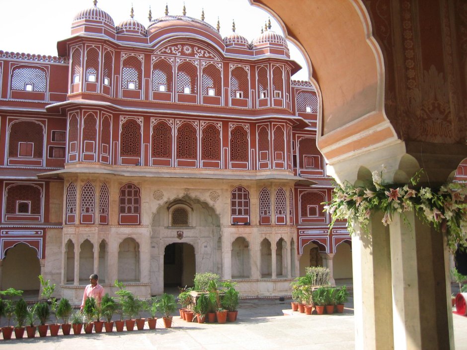 Дворец ветров Хава-Махал Джайпур Индия внутри