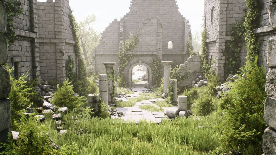 Средневековые руины
