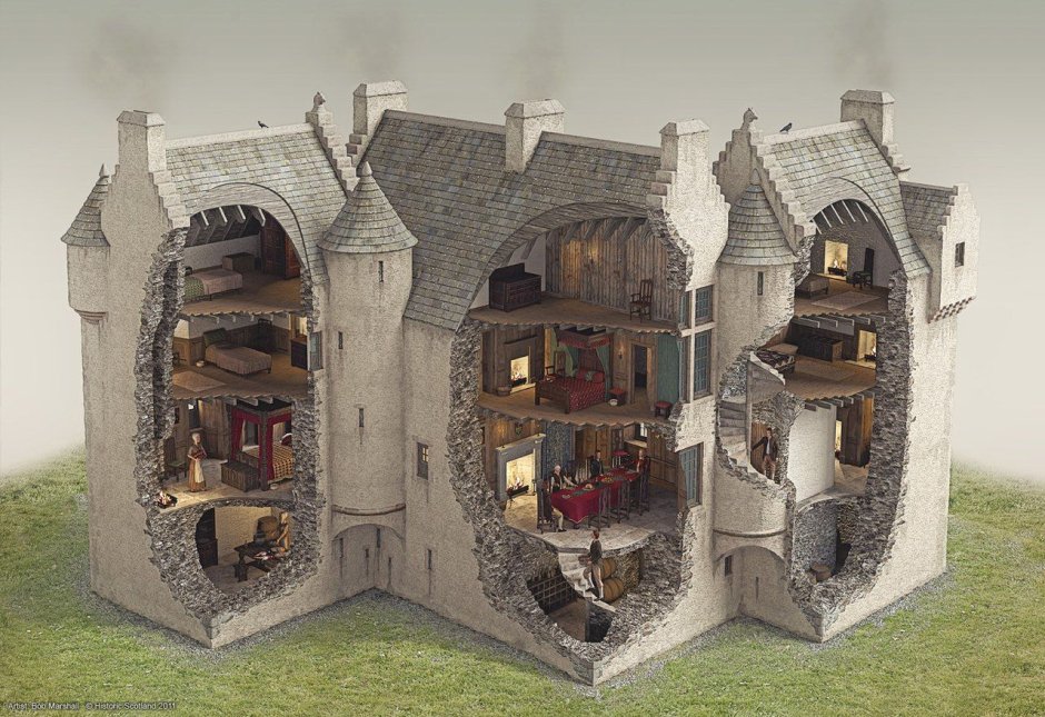 Castle Medieval Diorama