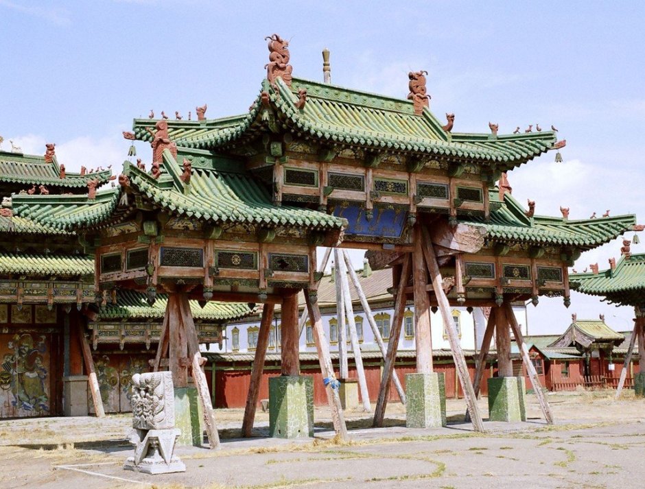 Монастырь Гандан в Улан-Баторе