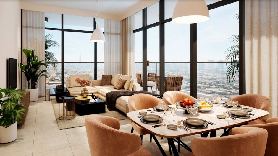 Апартаменты с видом на Дубай