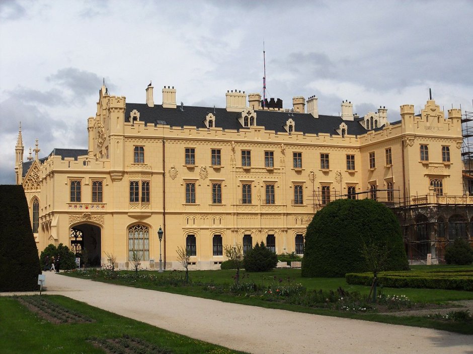 Замок Леднице, чешская Республика.