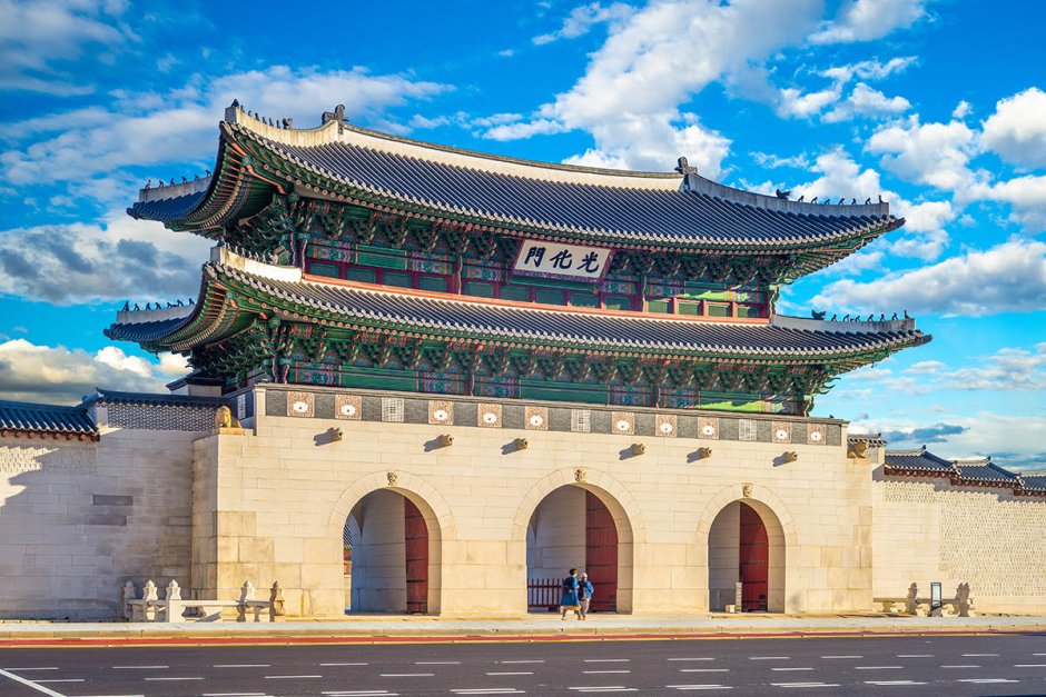 Ворота Кванхвамун Сеул