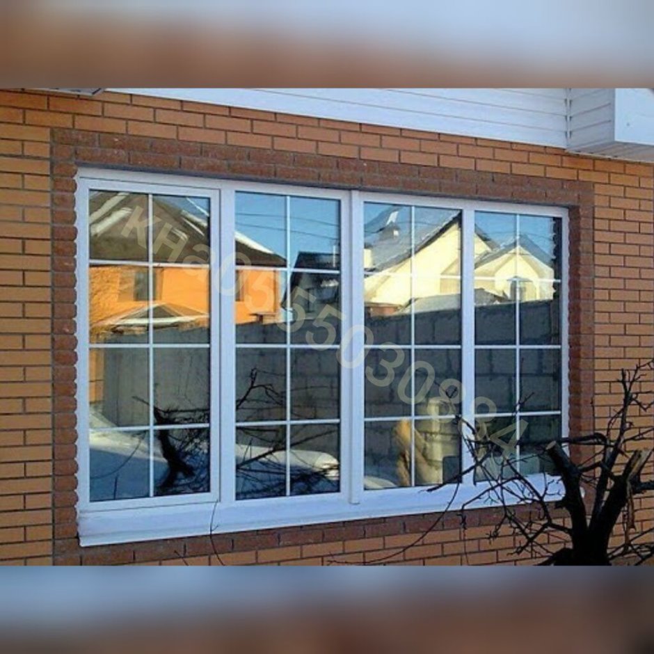 Окно со шпросами 18 мм
