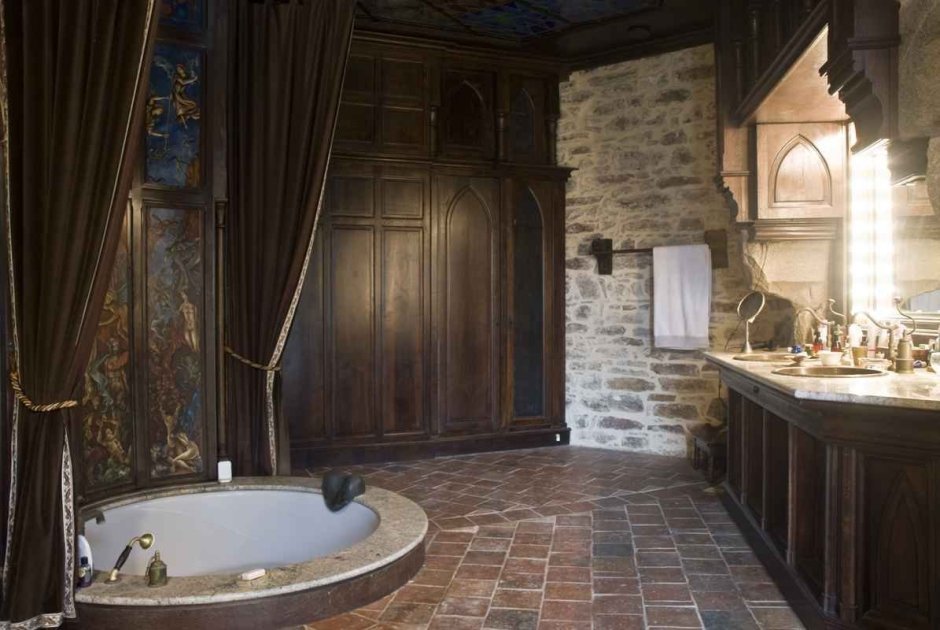 Викторианская Готика интерьер ванны