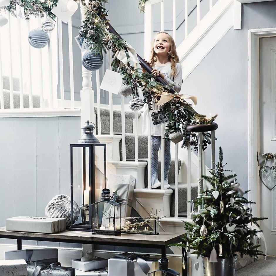 Stairs with a Christmas Vibe