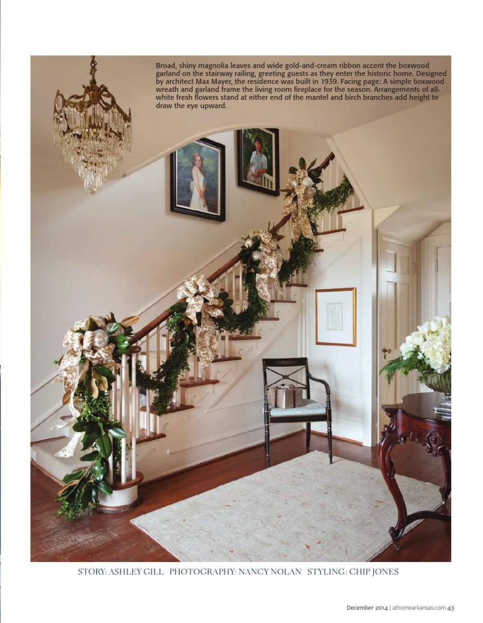 Stairs with a Christmas Vibe