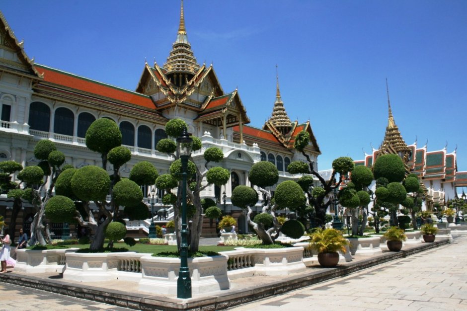 Ворота к чудесной победе Королевский дворец в Бангкоке