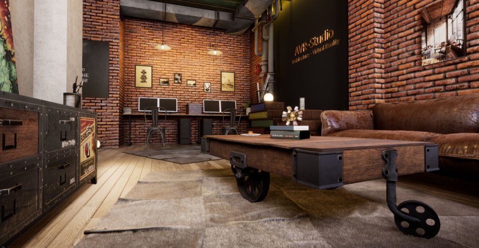 Баннер лофт мебели