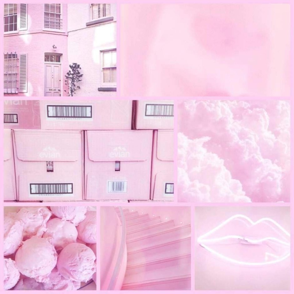 Aesthetic Pastel коллаж Pink Pastel