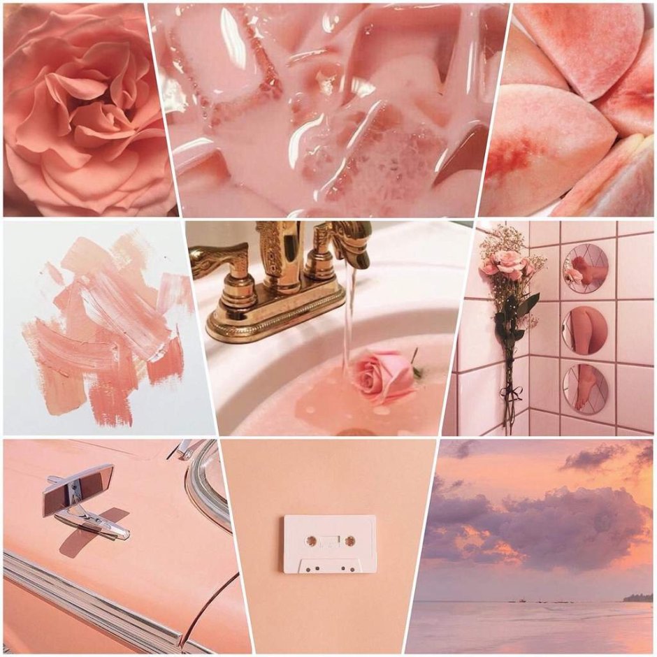Красивая розовая Эстетика