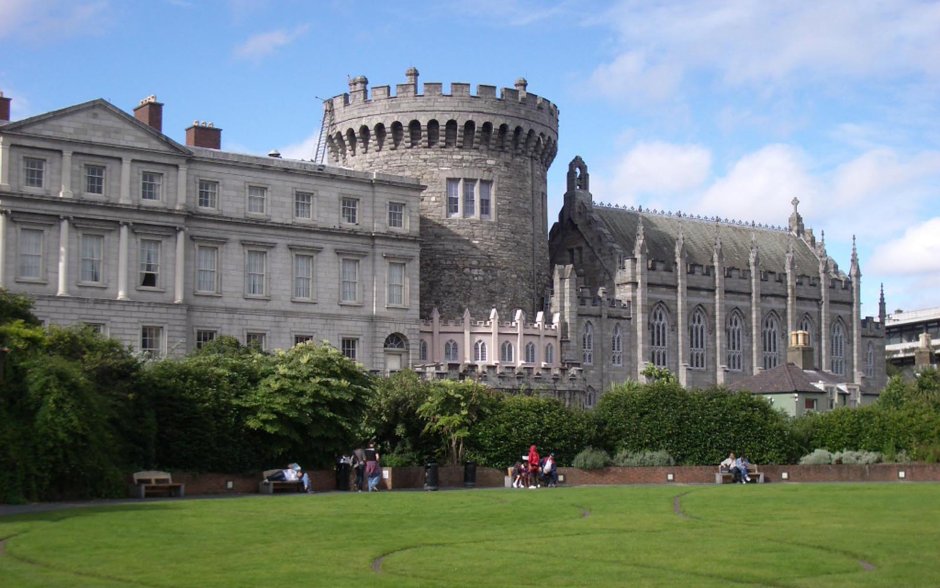 Дублинский замок сверху