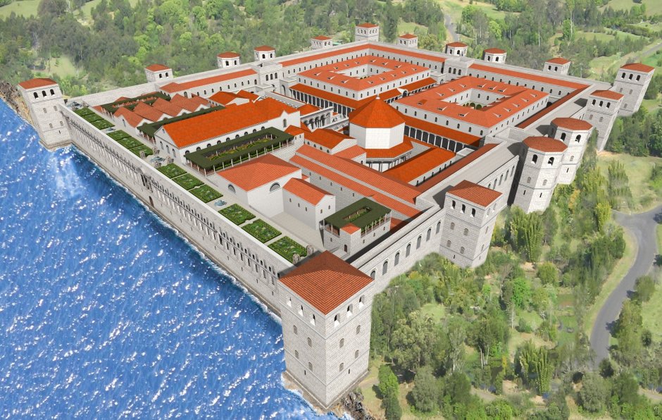 Дворец Диоклетиана в Хорватии в городе