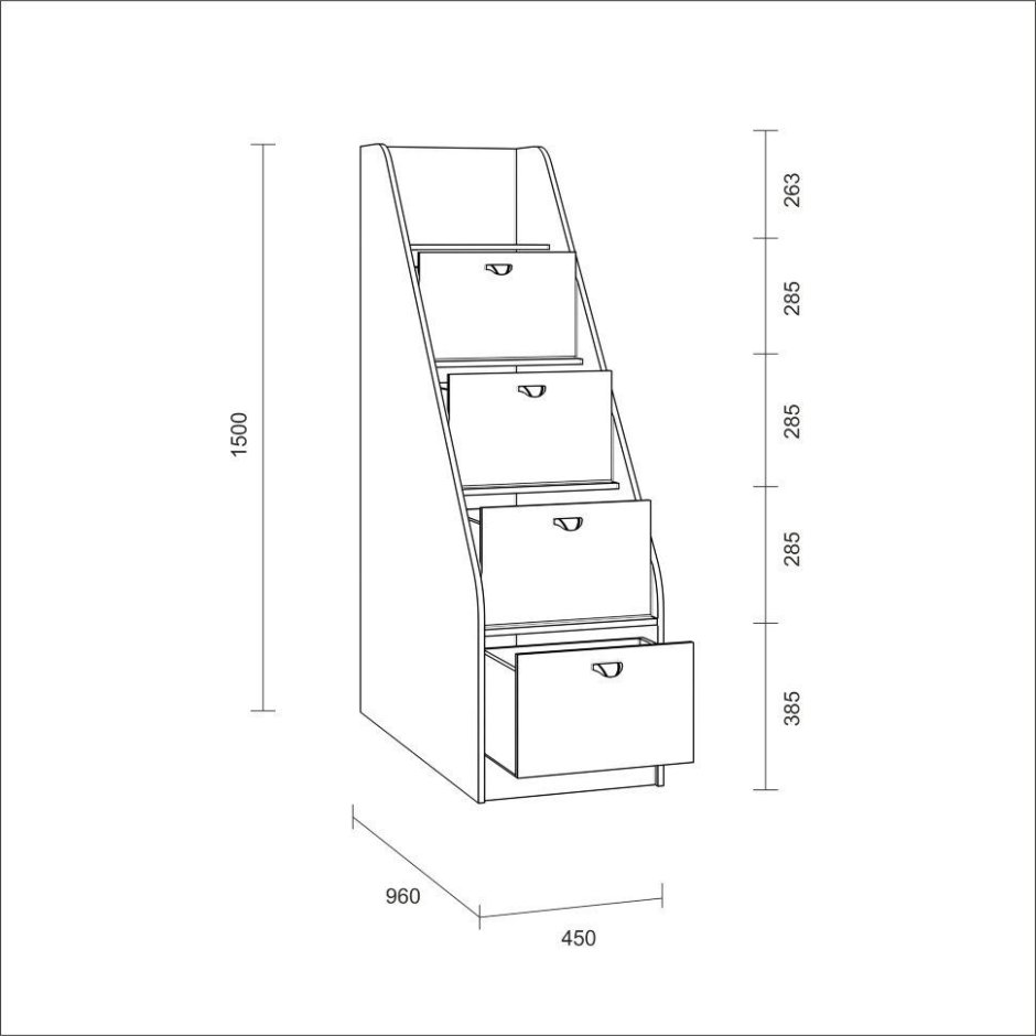 Лестница-комод Pinokkio 332363