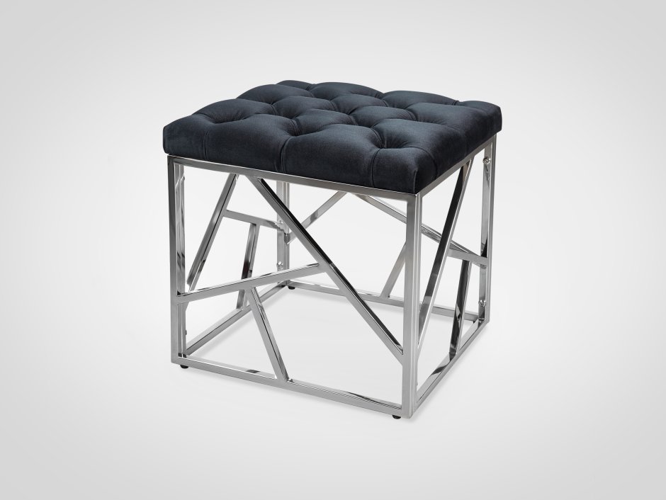 Gea банкетка квадратная лофт каретной стяжкой