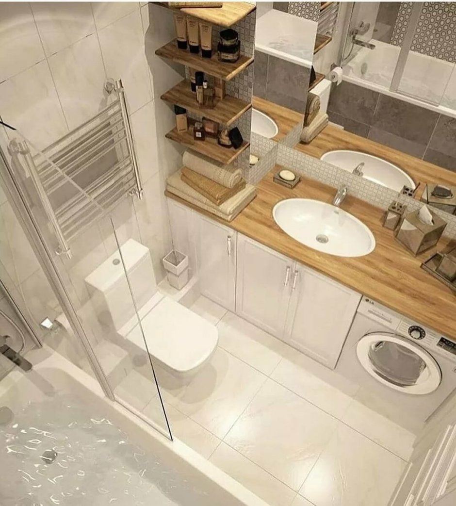 Компактная ванная комната