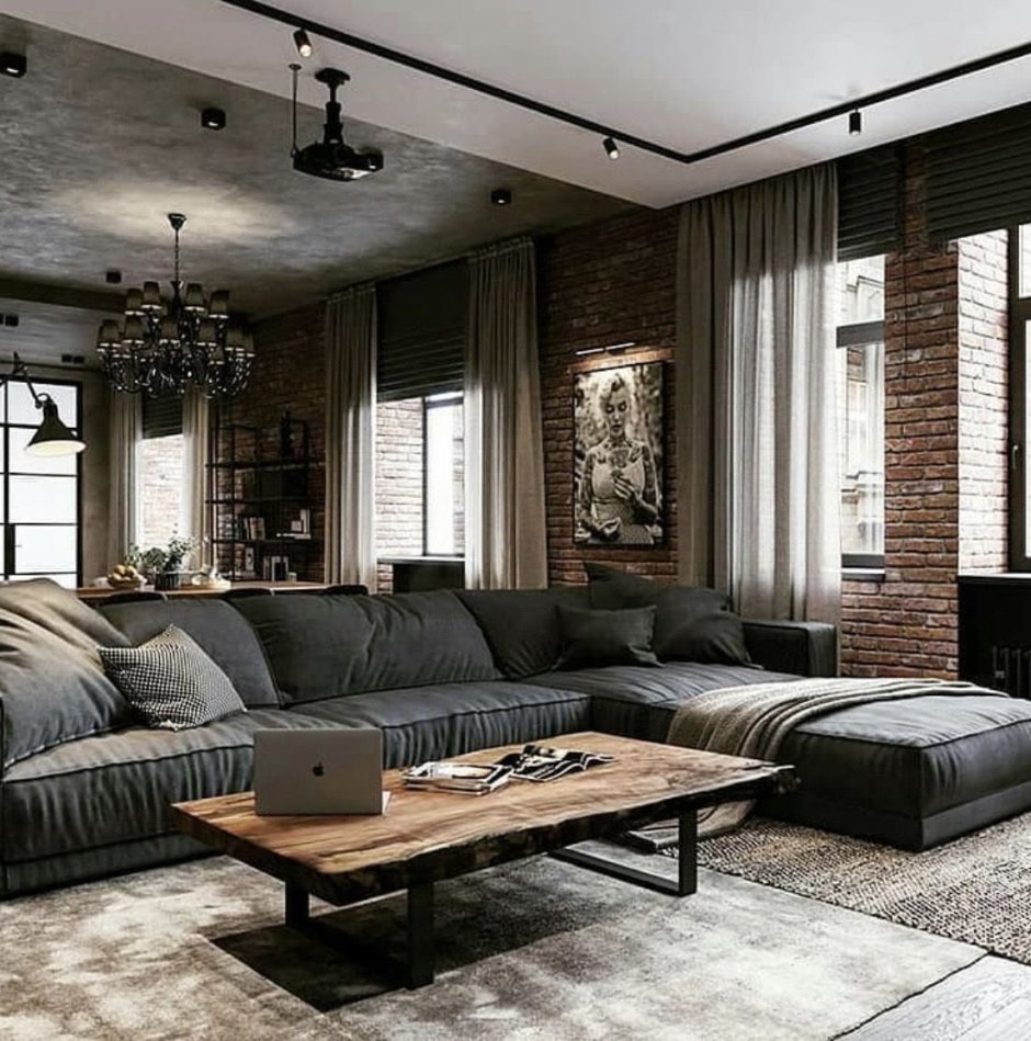 Диван Честерфилд лофт