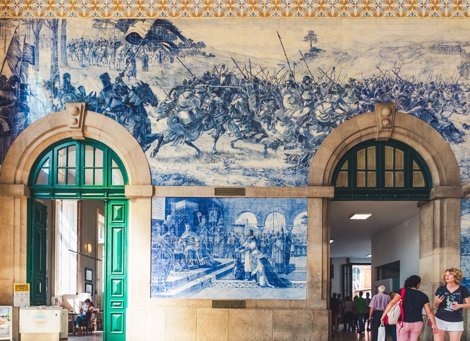 Вокзал Сан-Бенту порту Португалия