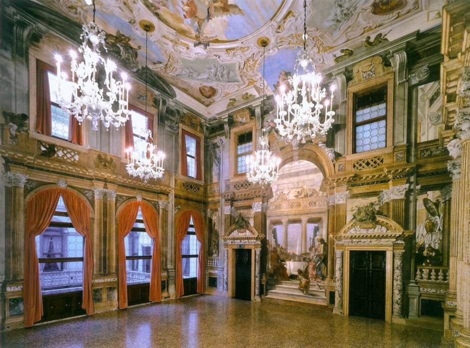 Дворец дожей в Венеции внутри