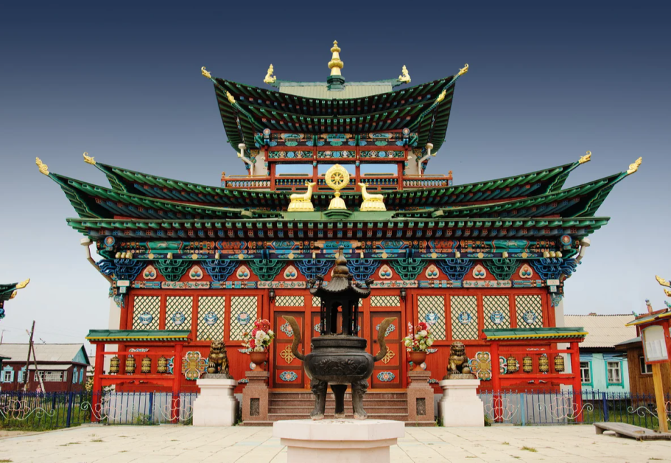 Монастырь Гандан в Улан-Баторе