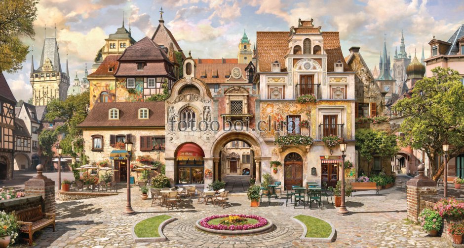 Красивые европейские города картины
