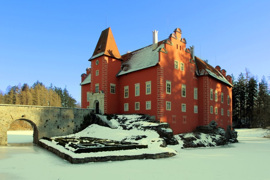 Замок червена Лгота Чехия