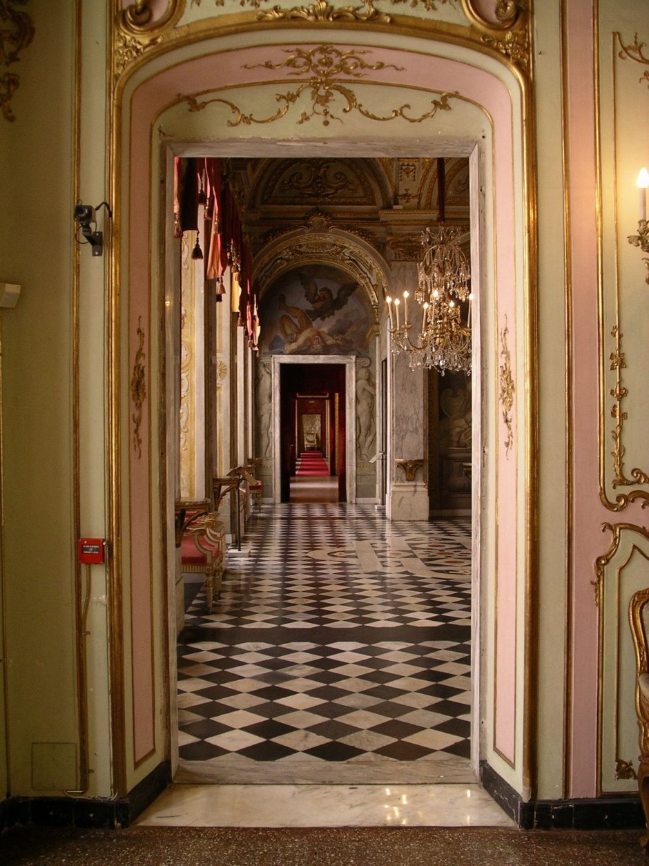Дворец Аугустусбург лестница
