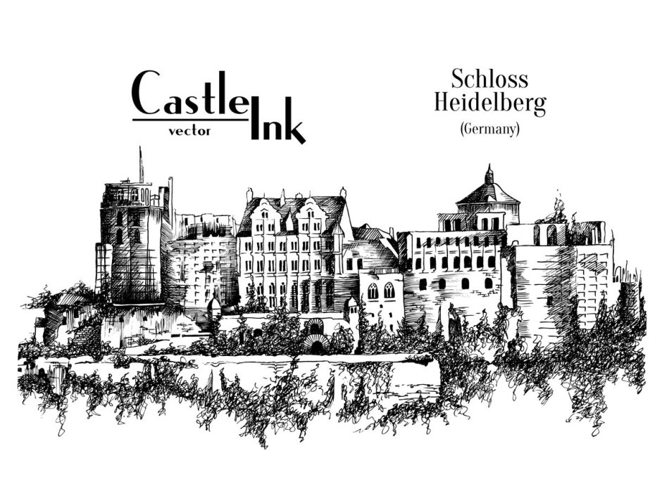 Замок Лихтенштейн макет